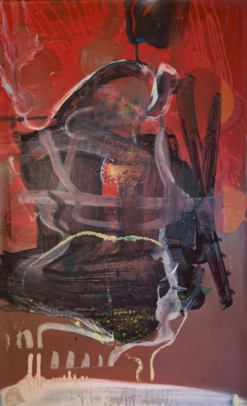 Nr. 13 Barrokko Versuch 2022 Öl a. Lw. 88 x 55 cm