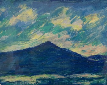 Nr. 5 Kaitersberg Pastell 22 x 27 cm