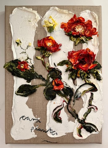 Nr. 7 Cara Pianta II 2024-2026 Öl a. Lw. 30 x 21 cm