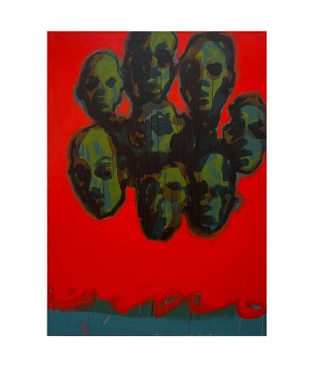 Nr. 3 Neubeginn 2024 Acryl a. Lw. 140 x 100 cm