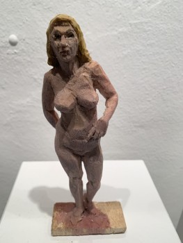 Nr. 6 Weiblicher Akt Balsaholz H 20 cm