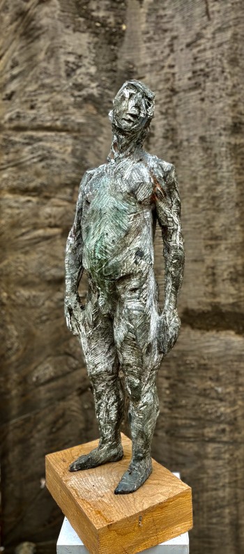 Nr. 2 männl. Akt 2009 Bronze H 76 cm