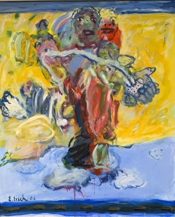 Nr. 1 Von Hand zu Hand - Handyhand  Öl a. Lw. 120 x 100 cm