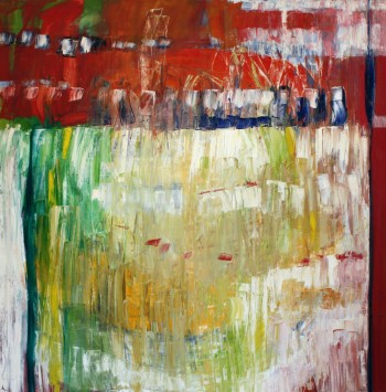 Nr. 4 Wie wird der Sommer Öl a. Nessel 160 x 160 cm