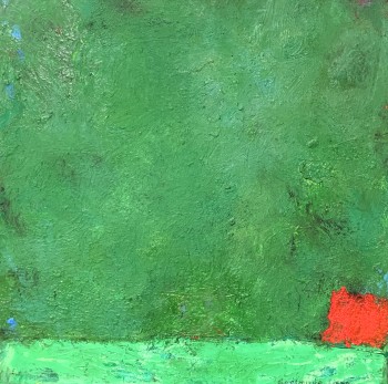 Nr. 7 Rotes Pappalapp Mischt. a. Lw. 40 x 40 cm