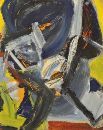 Nr. 39 HS-3081 1999 Öl a. Pappe 87 x 66 cm