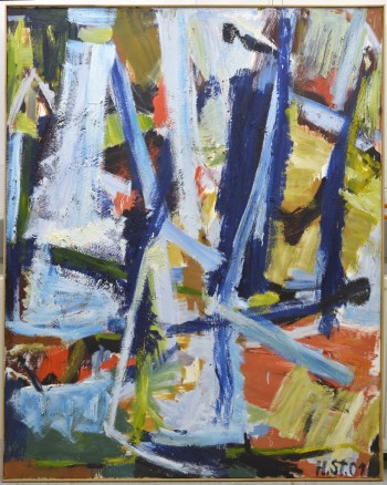 Nr. 45 HS-1337- 2001-04 Öl a. Lw. 155 x 125 cm