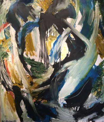 Nr. 15 o.T. 2003 Öl a. Lw.  140 x 120 cm