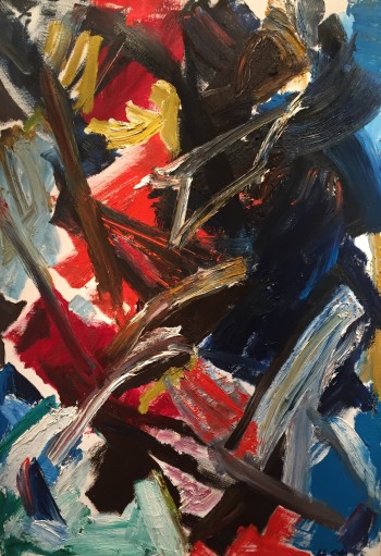 Nr. 12 o.T. 2003 Öl a. Lw. 140 x 100 cm