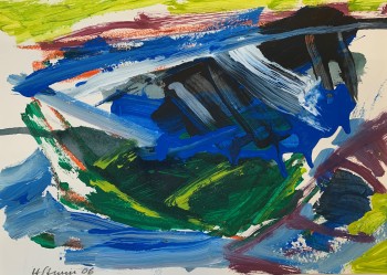 Nr. 58 o.T.  2006 Gouache a. Pap. 29,5 x 42 cm