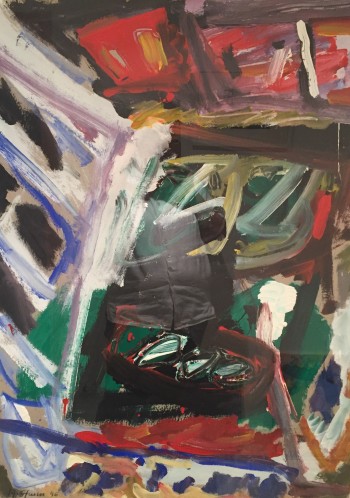 Nr. 6 Nr.8 neu o.T. 96 Mischt. a. Pap. 100 x 75 cm