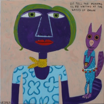 Nr. 23 Oh Camille 2023 Acryl a. Holz 60 x 60 cm