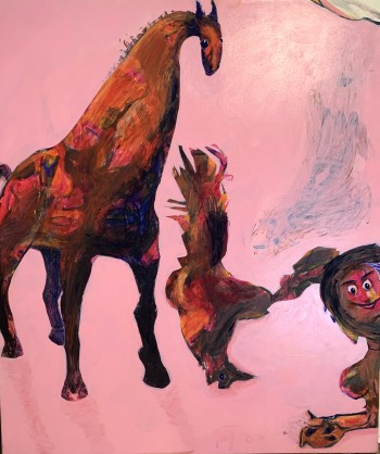 Nr. 2 W.G. 2003 Öl a. Lw. 140 x 120 cm