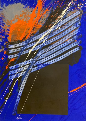 Nr. 52 o.T. 1992 Gouache 108 x 76 cm