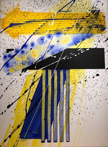 Nr. 27 I (3) 97 20897 ALP 1997 Öl a. Lw. 100 x 75 cm