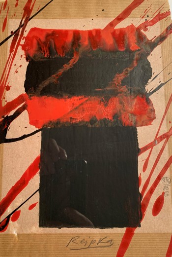 Nr. 25 (336) 85 G 1985 Gouache a. Pap. 29,5 x 21 cm