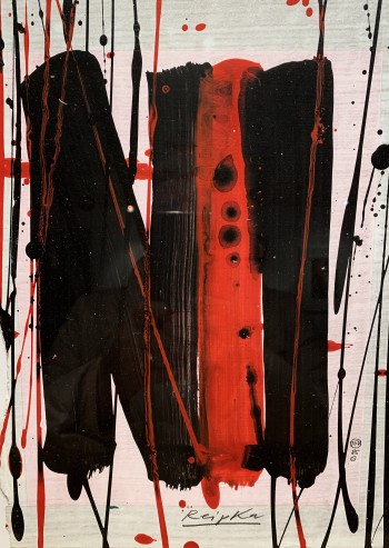 Nr. 63 (154) 85 G 1985 Gouache 30 x 22 cm