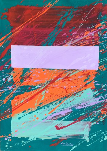 Nr. 9 481 86 L 11686 1986 Öl a. Lw. 100 x 70 cm