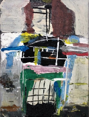 Nr. 59 Kleiner Gärtner 2011 Öl a. Lw. 40 x 30 cm