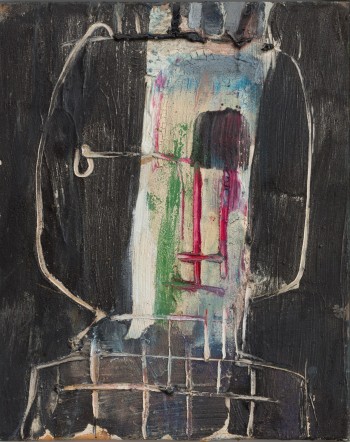 Nr. 6 Kopf 1 2019 Öl a. Lw. 60 x 50 cm