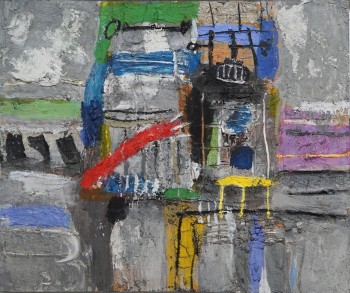 Nr. 43 Wildes Paar 2022  Öl-Mischt. a. Lw. 100 x 120 cm