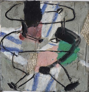 Nr. 36 Kleine Tänzerin Öl a. Lw. 20 x 20 cm