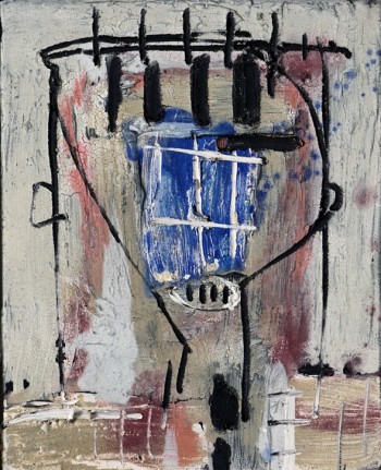 Nr. 35 Kopf 9 2019 Öl a. Lw. 60 x 50 cm