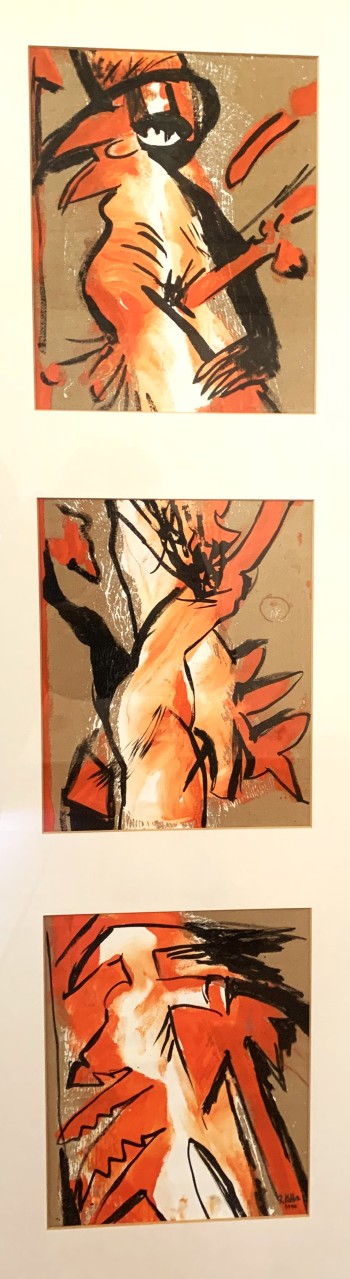 Nr. 6 o.T. 1990 Mischt. a. Pap. 3 x 28 x 23 cm