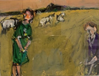 Nr. 35 Weide 2010 Ölpastell 23 x 30 cm