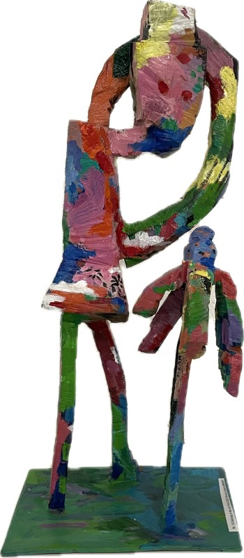 Nr. 10 Dancing in the Lilies 2023  Bronze Unikat in Serie H 58 cm
