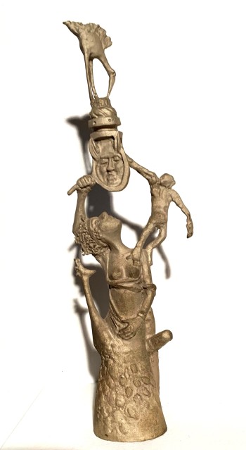 Nr. 6  Die 7 Todsünden  Hochmut 2025 Bronze H 30 cm