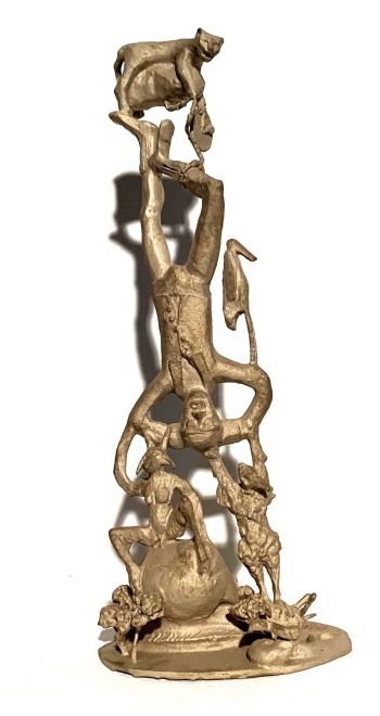 Nr. 8 Die 7 Todsünden  Wollust 2025 Bronze H 24 cm