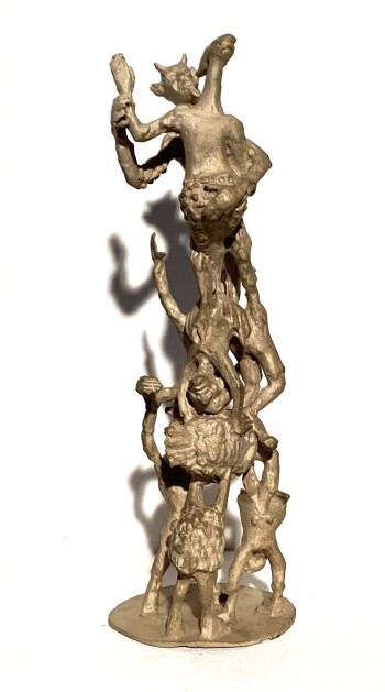 Nr. 8 Die 7 Todsünden  Wollust 2025 Bronze H 24 cm