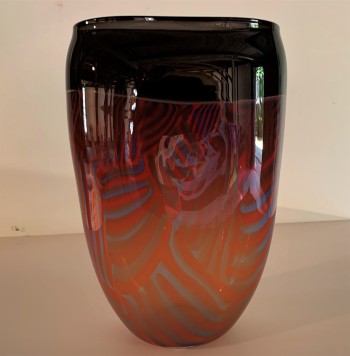 Nr. 4 Gittervase 2 experimentelles Sellner-Glas