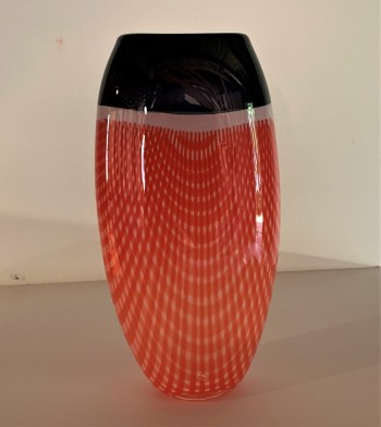 Nr. 3 Gittervase 1 experimentelles Sellner-Glas