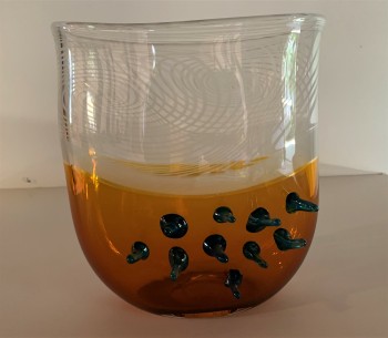 Nr. 1 Noppenvase 1 experimentelles Sellner-Glas