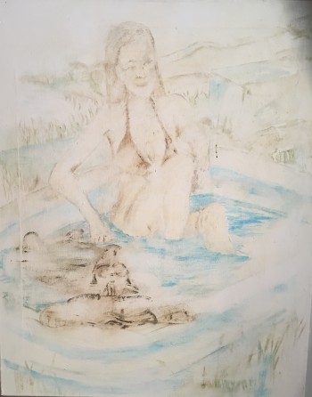 Nr. 1 Darth Vader im Planschbecken 2015  100 x 80  2.900,00 €